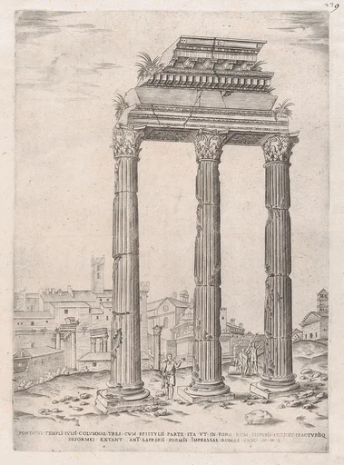 Speculum Romanae Magnificentiae: Portico of the Temple of Julius
