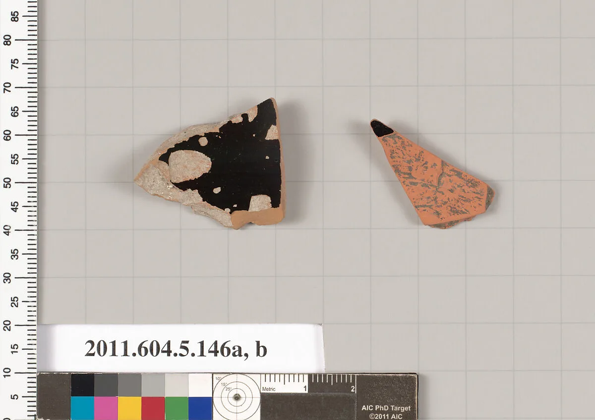 Terracotta fragments of kylikes (drinking cups) — Unknown