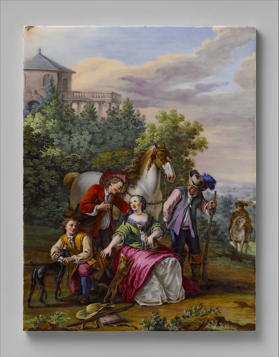 Plaque (tableau) — Charles Nicolas Dodin|Sèvres Manufactory