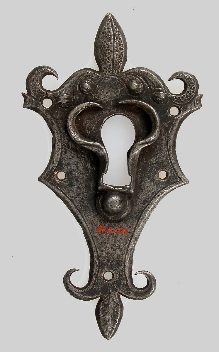 Escutcheon plate — Unknown