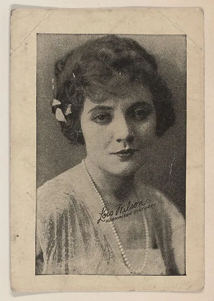 Lois Wilson, Hodkinson Pictures, Movie Star trading card (W500) — Unknown