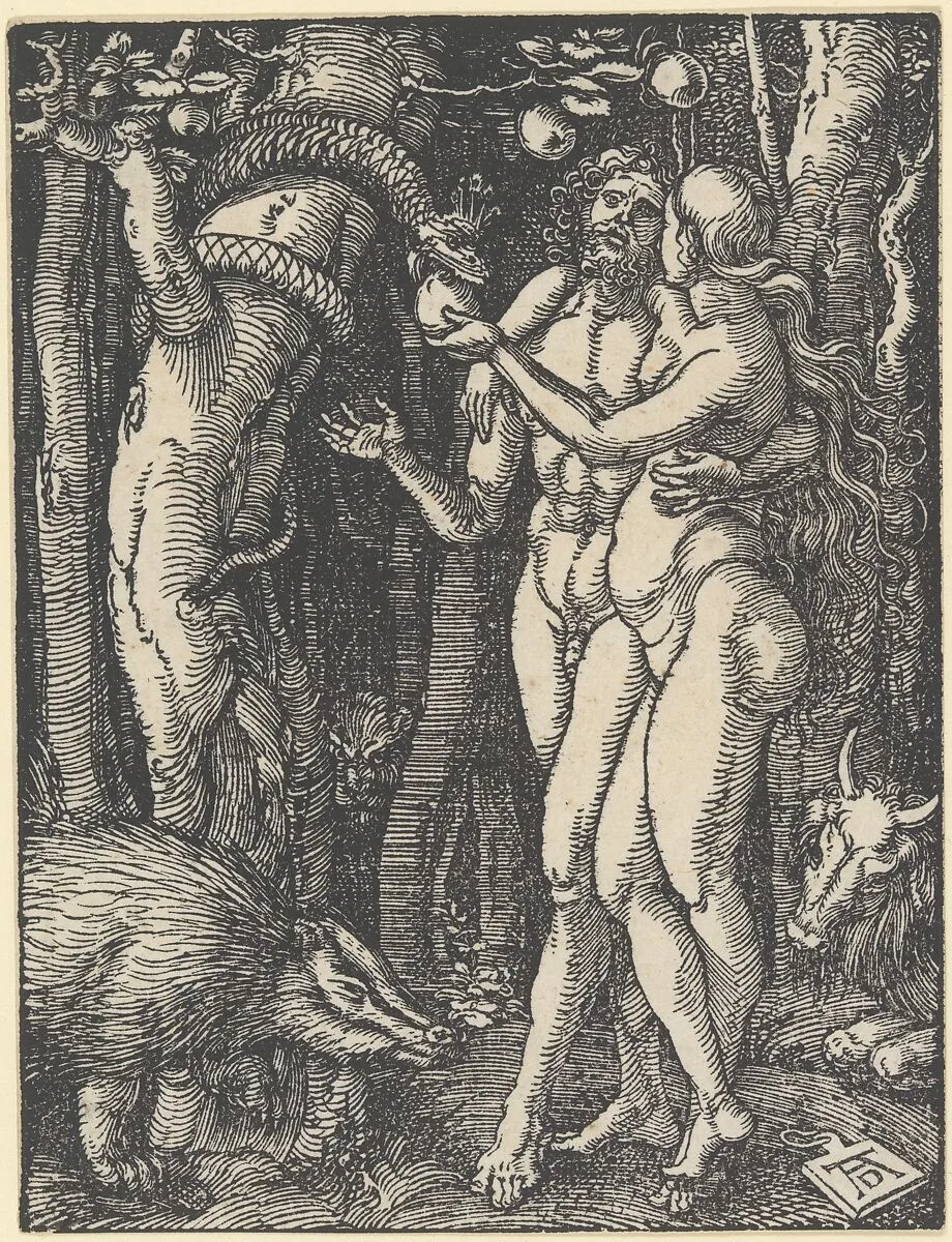 The Fall of Man, from "The Small Passion" — Albrecht Dürer