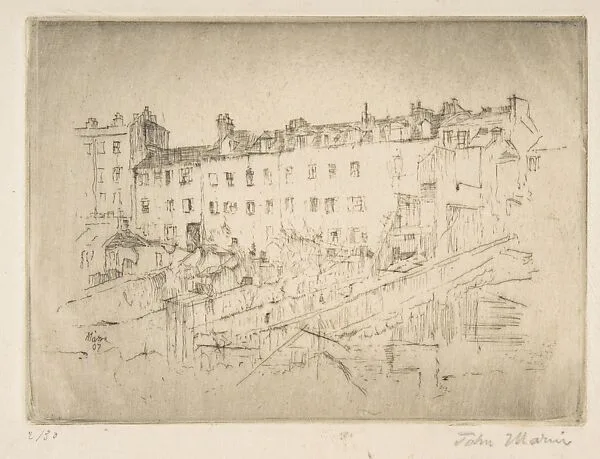 Quartier De La Maison Blanche — John Marin