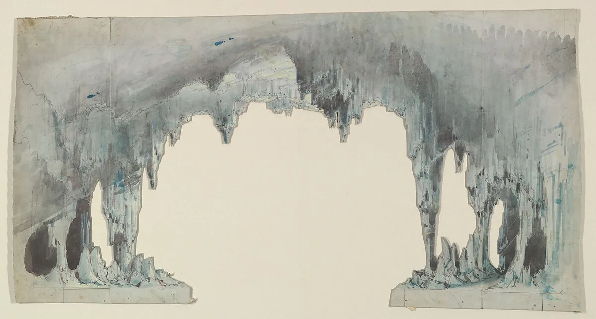 Design for a Stage Set — Eugène Cicéri