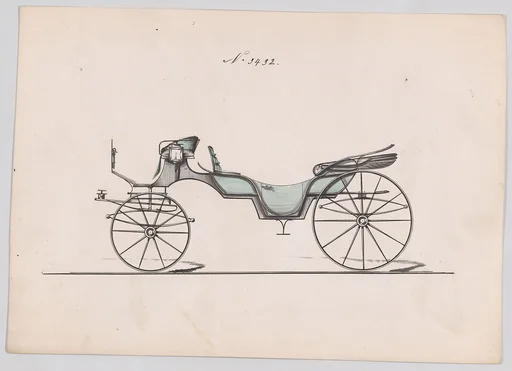Design for Vis-à-vis, no. 3432