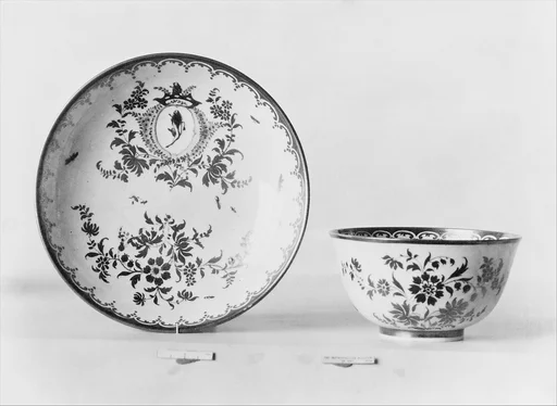 Teabowl and saucer