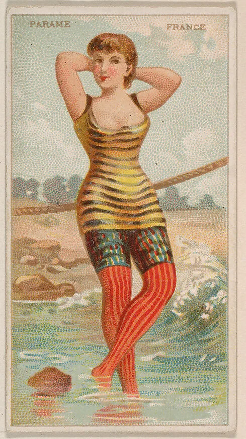 Parame, France, from the Surf Beauties series (N232), issued by Kinney Bros. — Kinney Brothers Tobacco Company