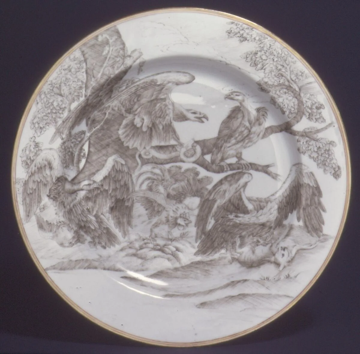 Plate (one of two) — Pieter Boel