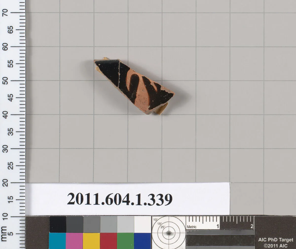 Terracotta rim fragment of a kylix (drinking cup) — Unknown