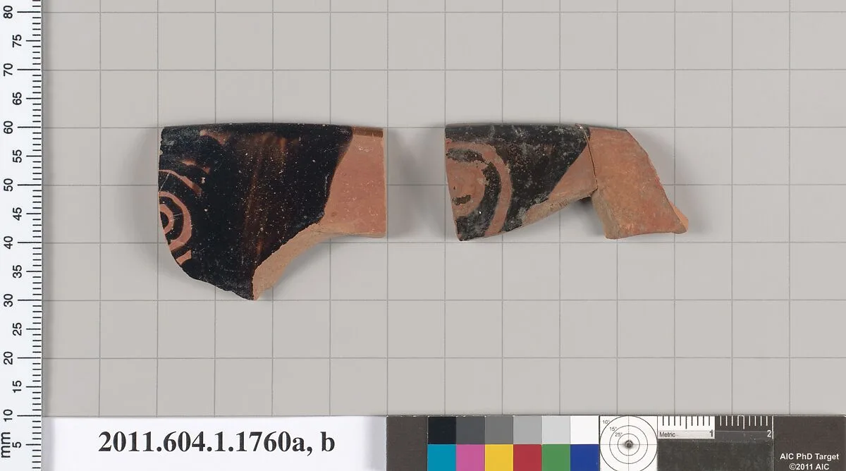 Terracotta rim fragments of kylikes(drinking cups) — Unknown