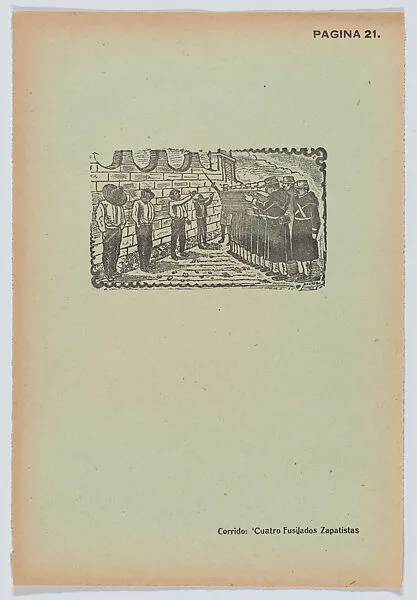 Page 21: an execution, from '36 Grabados' (Mexico, 1943) — Arsacio Vanegas Arroyo|José Guadalupe Posada