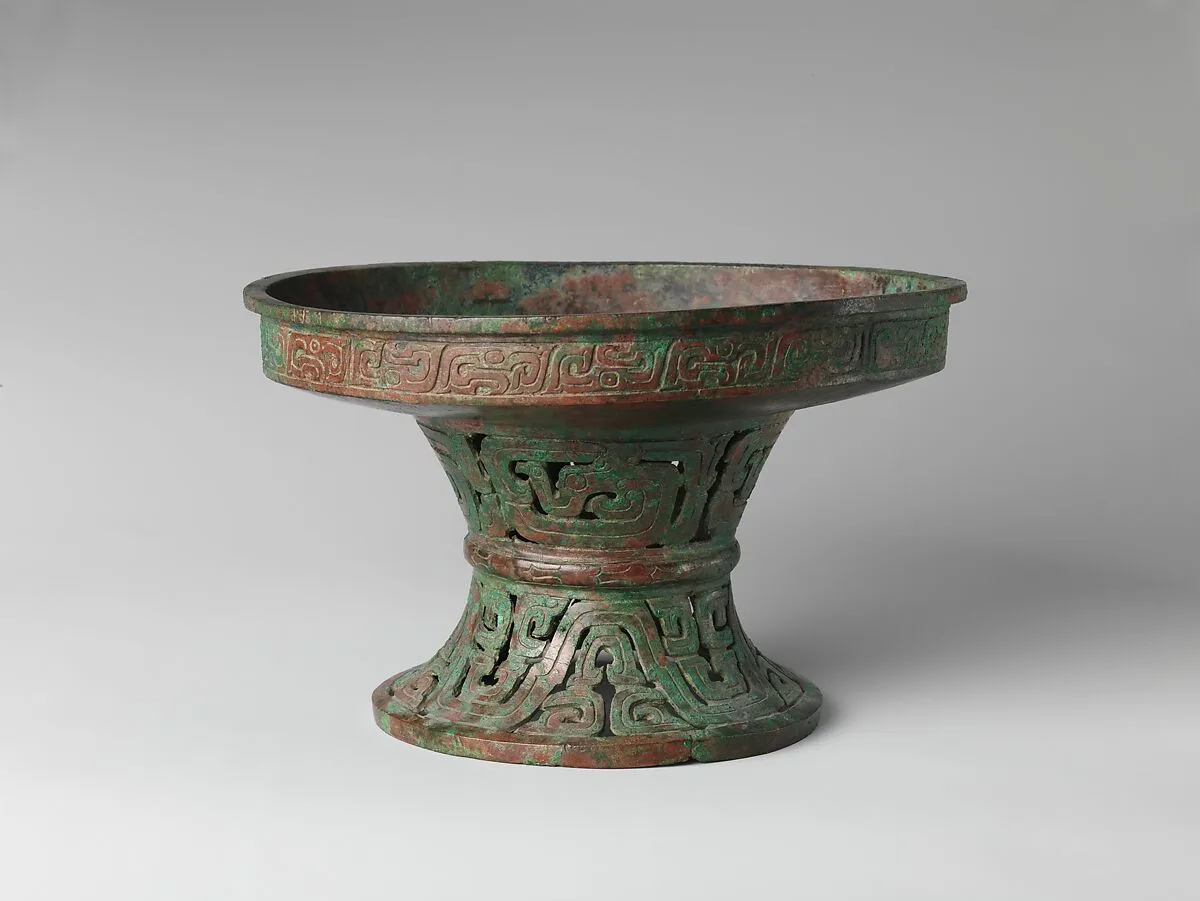 西周 青銅鋪|Food serving vessel (Pu) — Unknown