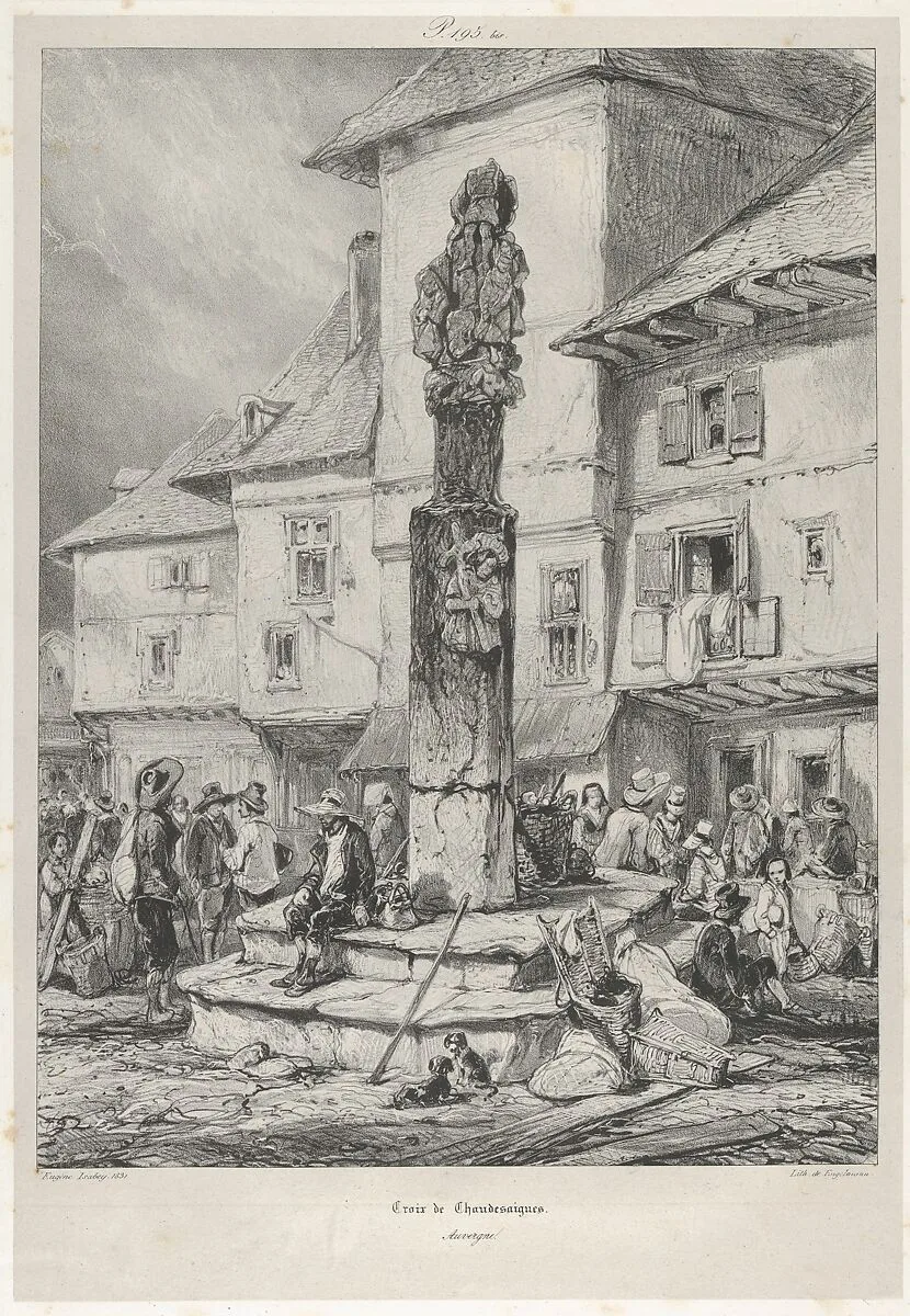 Cross of Chaudesaigues — Eugène Isabey|Godefroy Engelmann