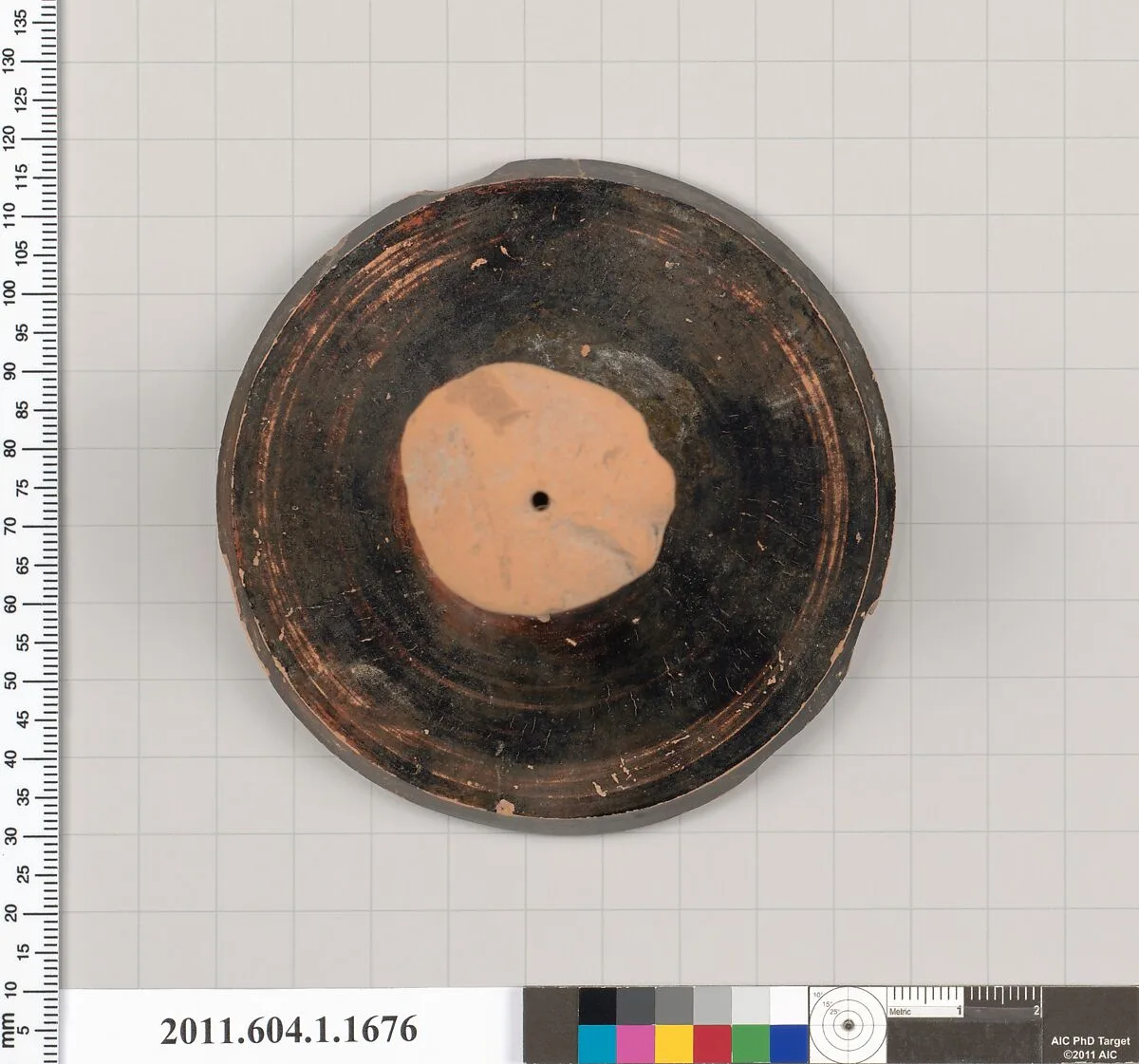 Terracotta fragment of a kylix (drinking cup) — Unknown