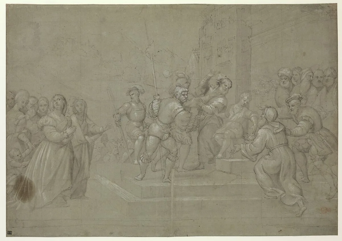 Susannah and the Elders before Daniel — Pomponio Amalteo