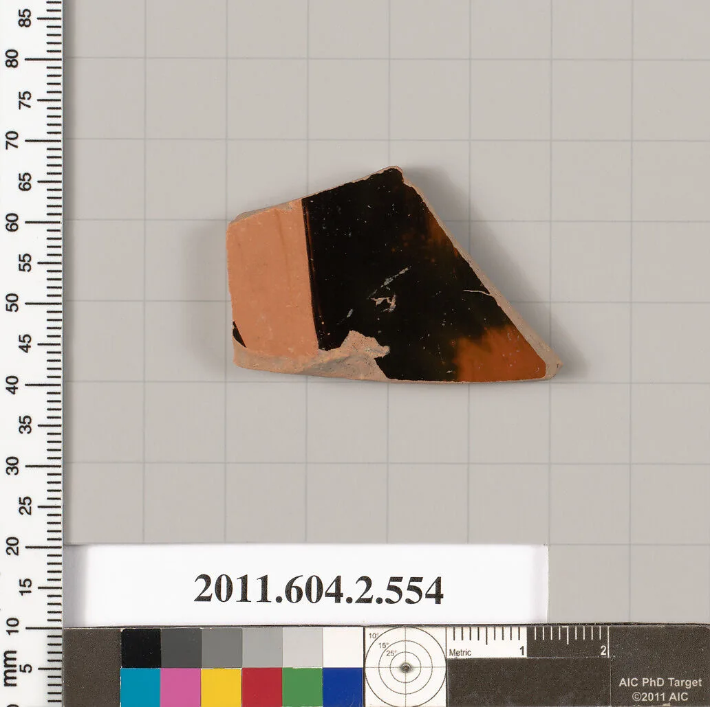 Terracotta fragment of a column-krater (bowl for mixing wine and water) — Unknown