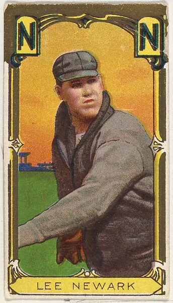Wyatt Lee, Newark, from the "Baseball Series" (Gold Borders) set (T205) issued by the American Tobacco Company — American Tobacco Company