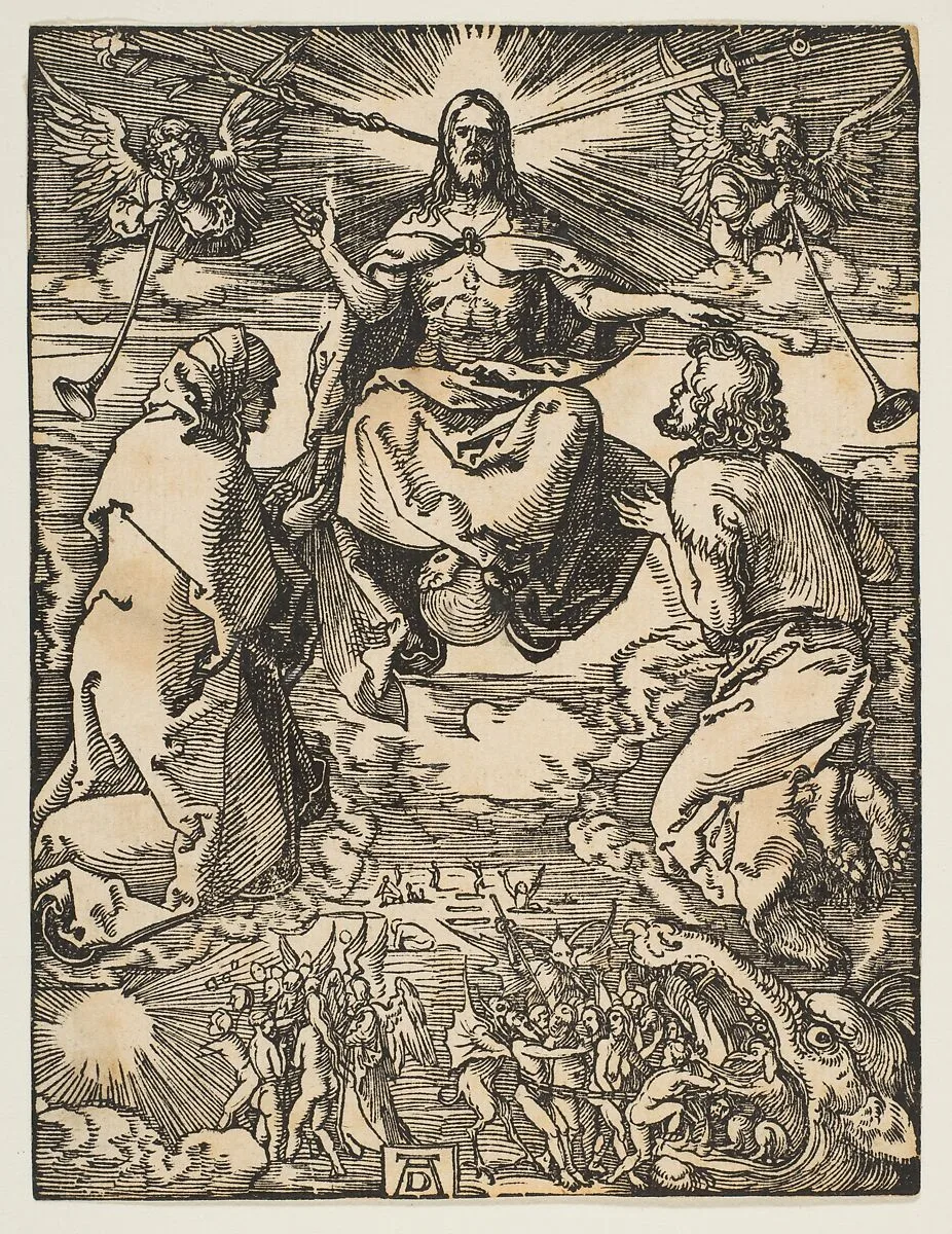 The Last Judgment, from "The Small Passion" — Albrecht Dürer