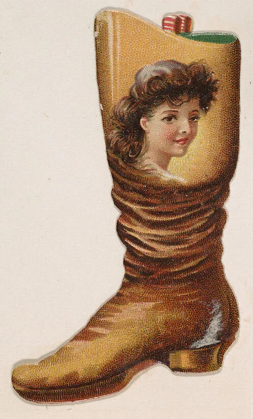 Boot, from the Novelties series (N228, Type 4) issued by Kinney Bros. — Kinney Brothers Tobacco Company