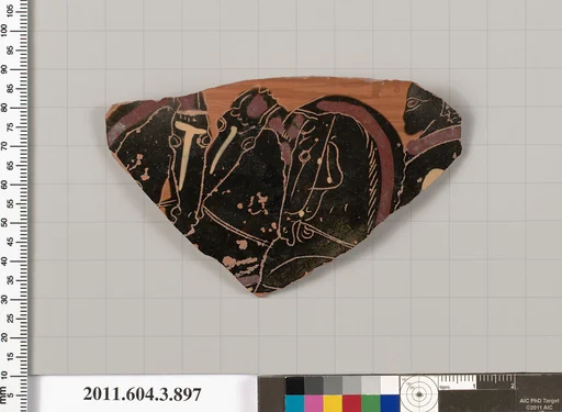 Terracotta fragment of a lekythos (oil flask)