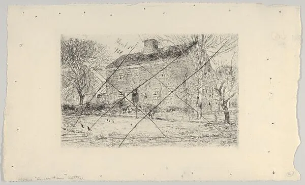 The "Home Sweet Home" Cottage, No. 2 — Childe Hassam