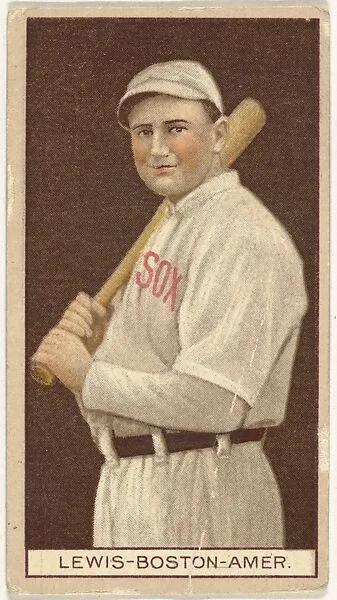 Duffy Lewis, Boston, American League, from the Brown Background series (T207) for the American Tobacco Company — American Tobacco Company