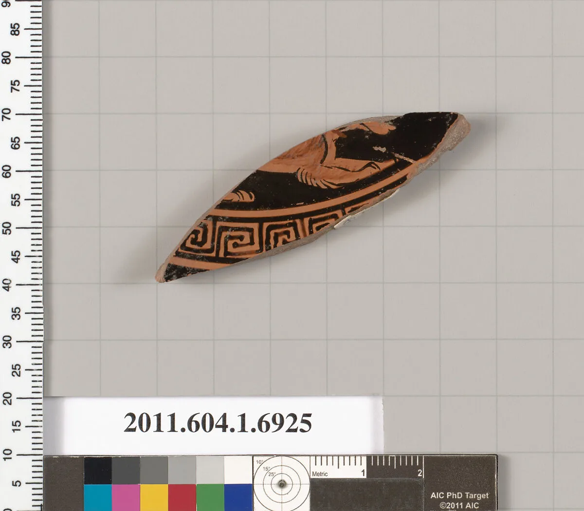 Terracotta fragment of a kylix (drinking cup) — Unknown
