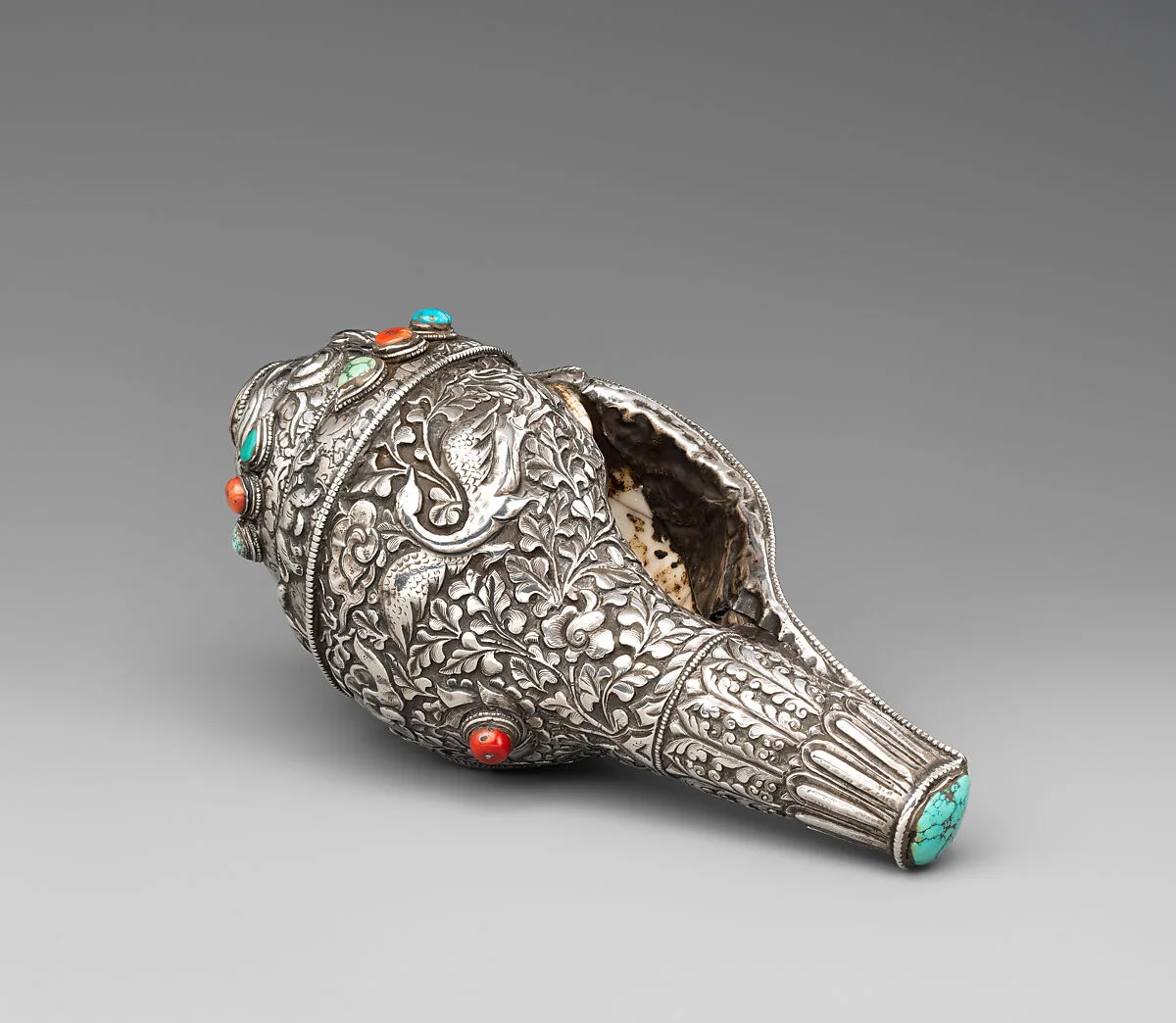 Ritual Conch Shell Trumpet (Dung-Dkar) — Unknown
