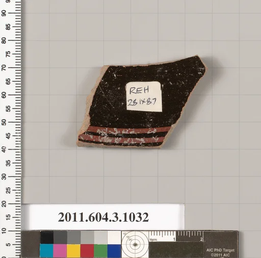 Terracotta fragment of a plate?