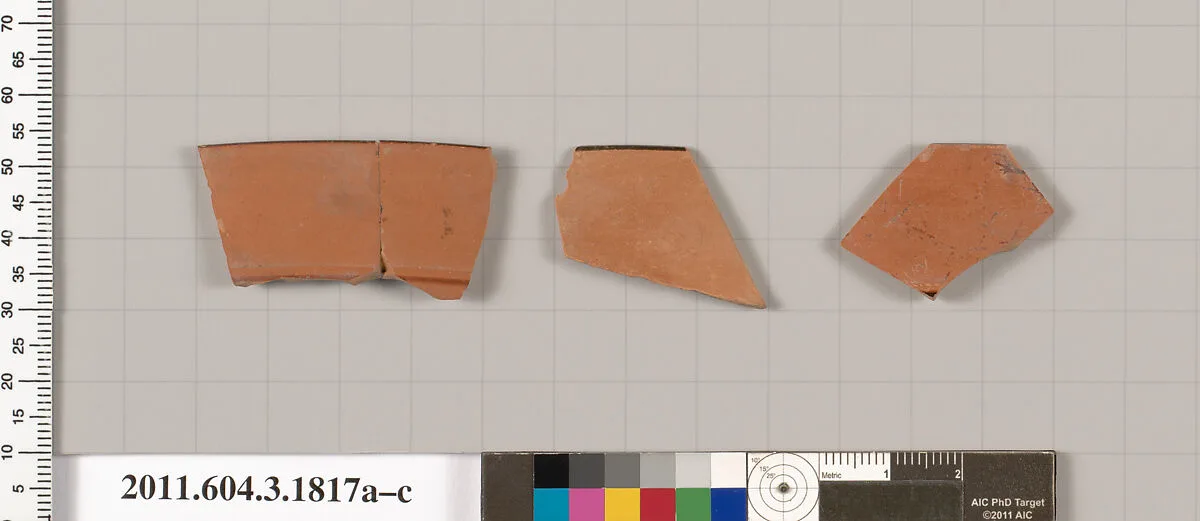 Terracotta rim fragments of kylikes: Lip cup (drinking cup) — Unknown