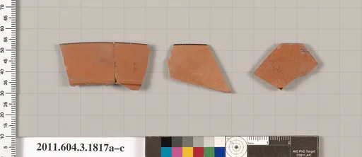 Terracotta rim fragments of kylikes: Lip cup (drinking cup)
