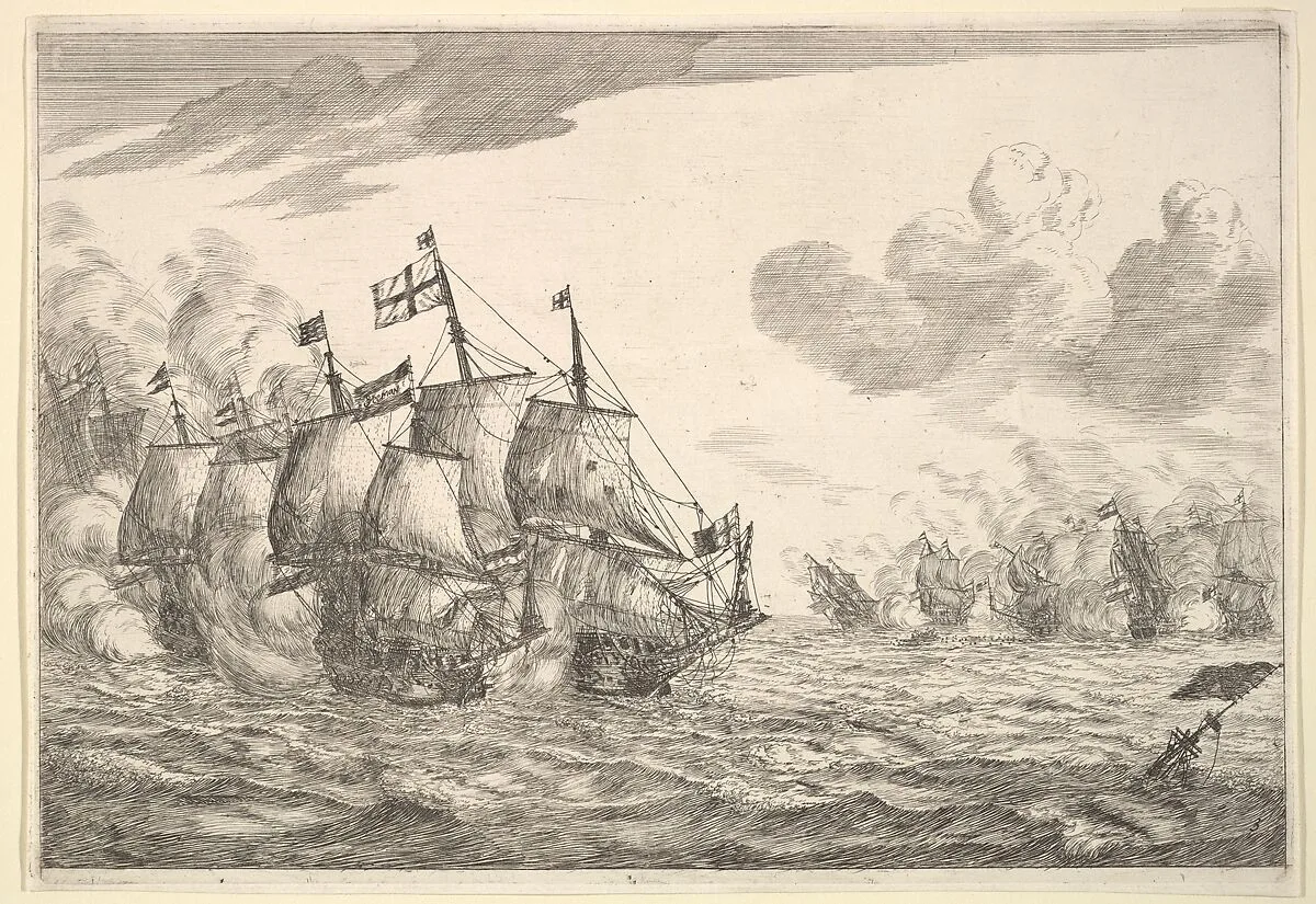 Naval Battle — Reinier Nooms, called Zeeman