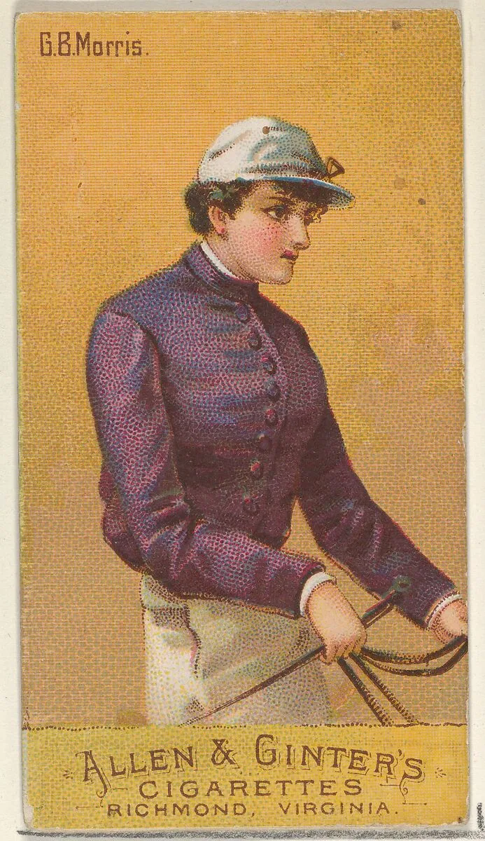 G.B. Morris, from the Racing Colors of the World series (N22b) for Allen & Ginter Cigarettes — Allen & Ginter