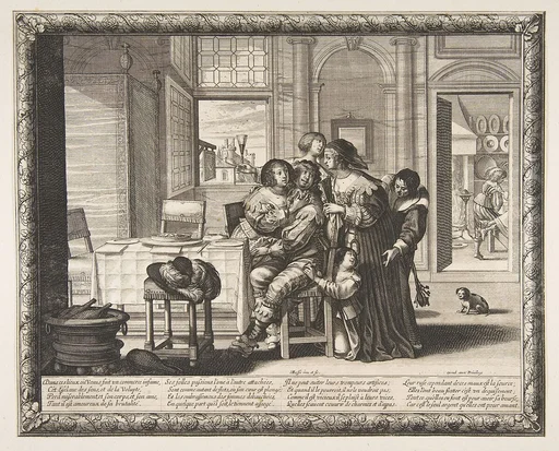 The Prodigal Son in a House of Ill Repute (L'Enfant prodigue dans une maison de débauche, version couvert)