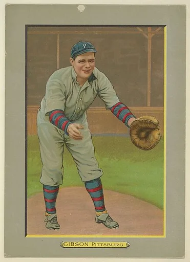 George Gibson, Catcher, Pittsburg Pirates (National League), from Turkey Red Cabinets (T3)