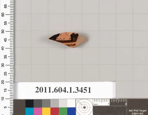 Terracotta fragment of a kylix (drinking cup)