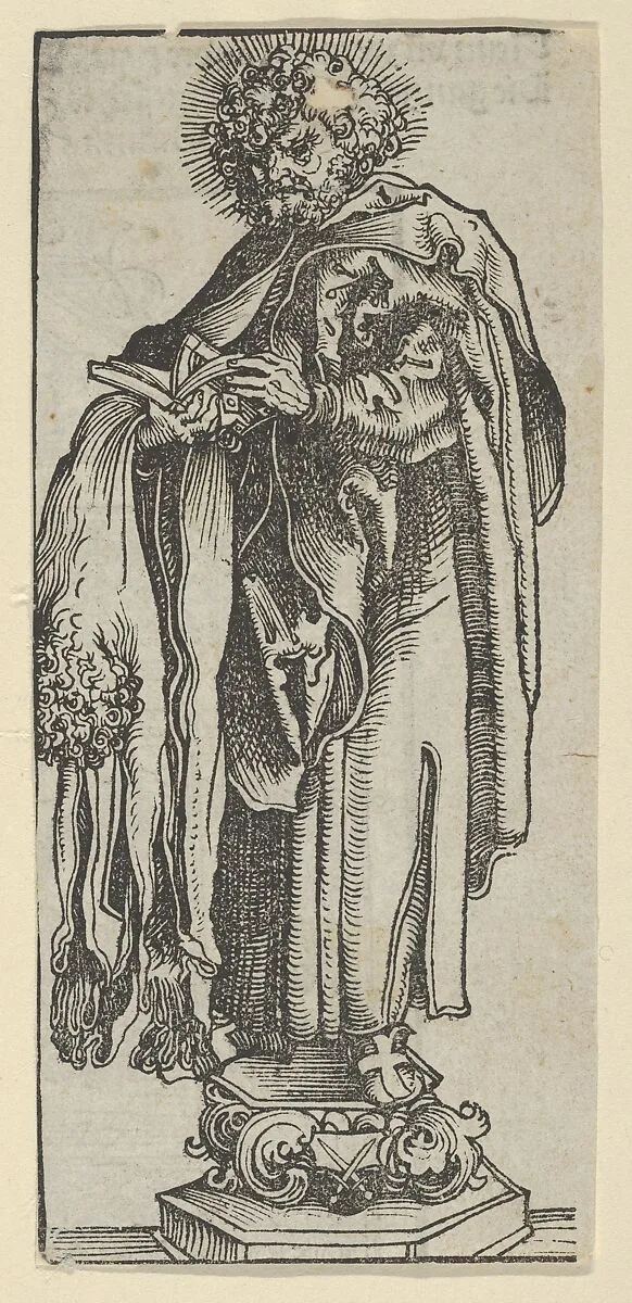 Silver Statuette of St. Bartholomew from the Wittenberg Reliquaries — Lucas Cranach the Elder