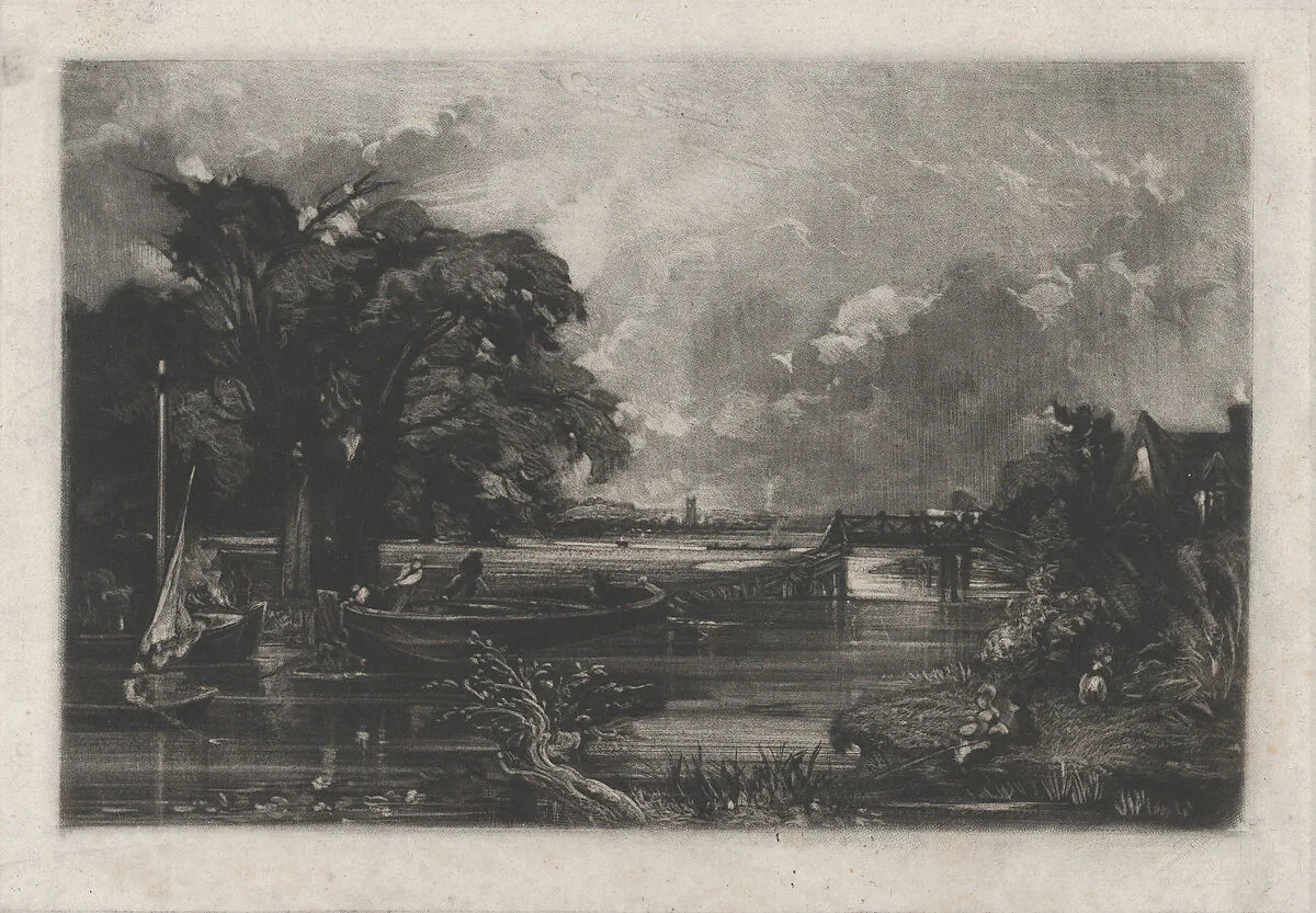 River Stour — David Lucas|John Constable