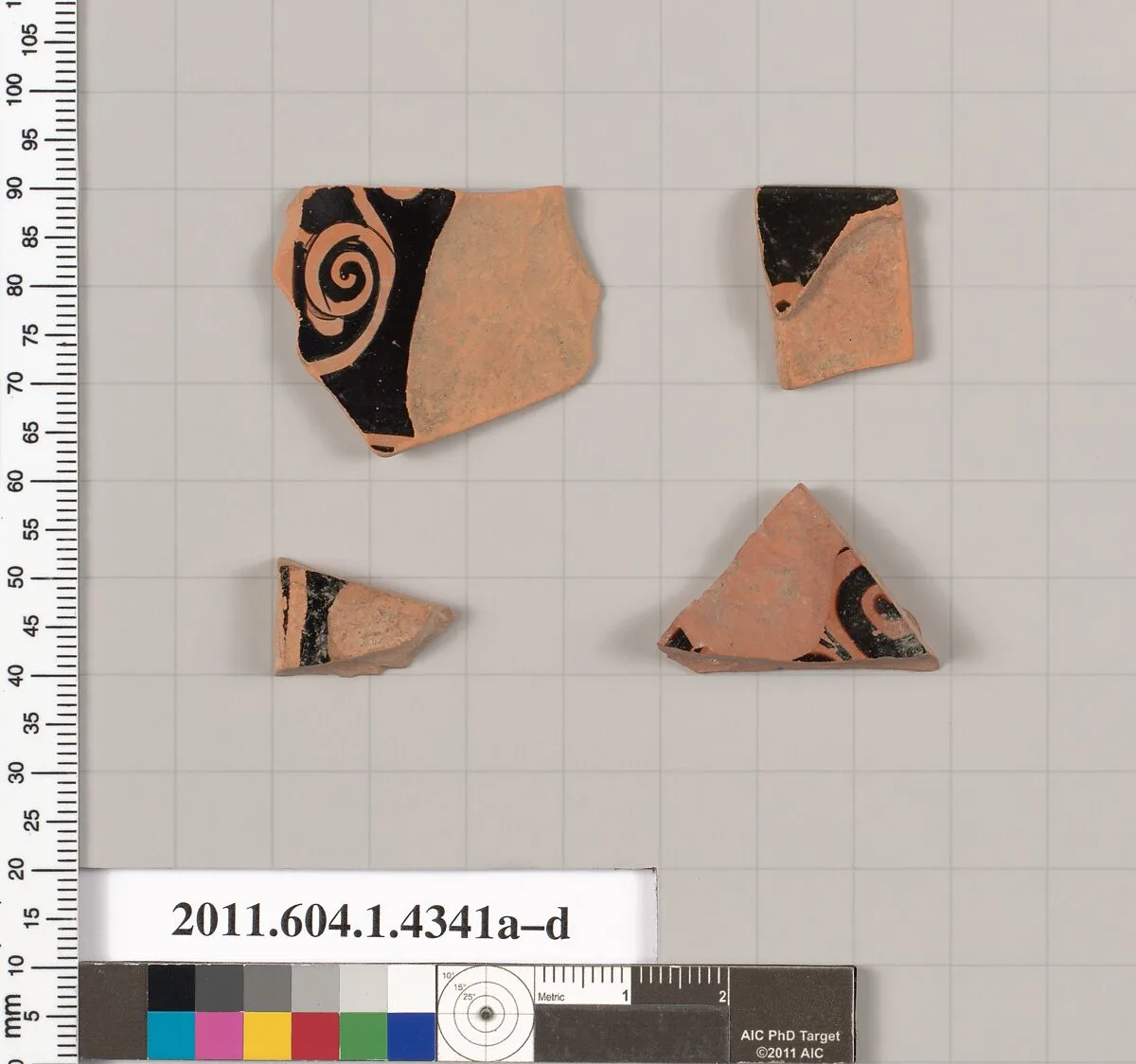 Terracotta fragments of kylikes (drinking cups) — Unknown