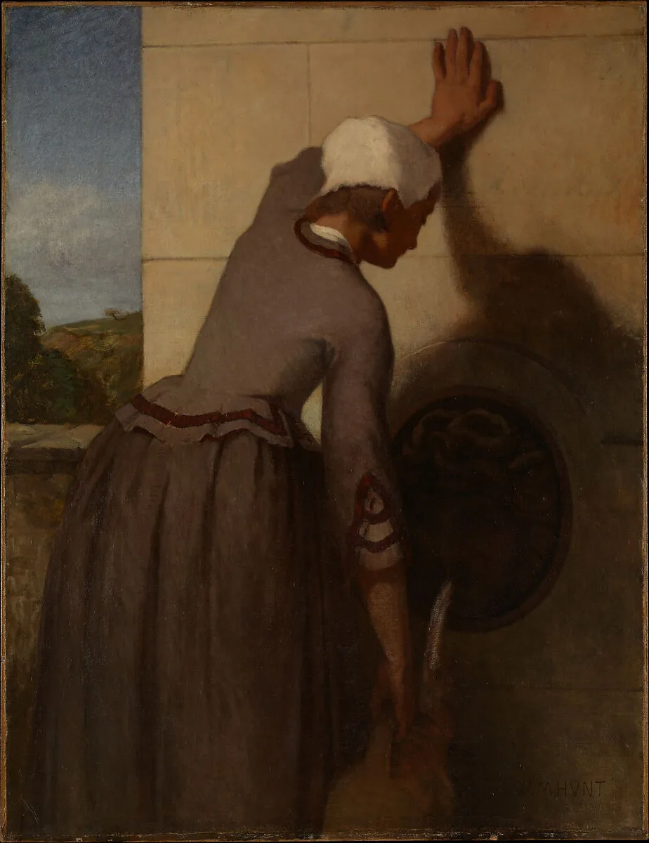 Girl at the Fountain — William Morris Hunt