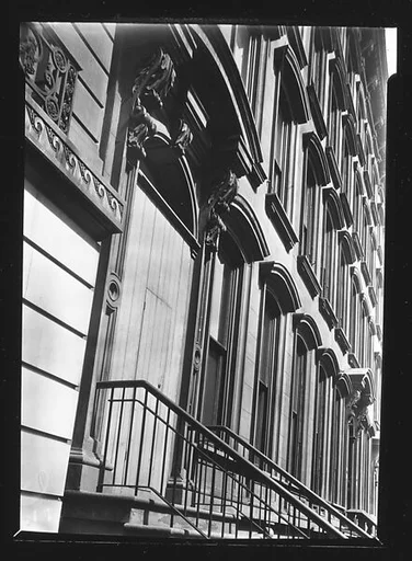 [Oblique View of Renaissance Revival Town House, Boston, Massachusetts]