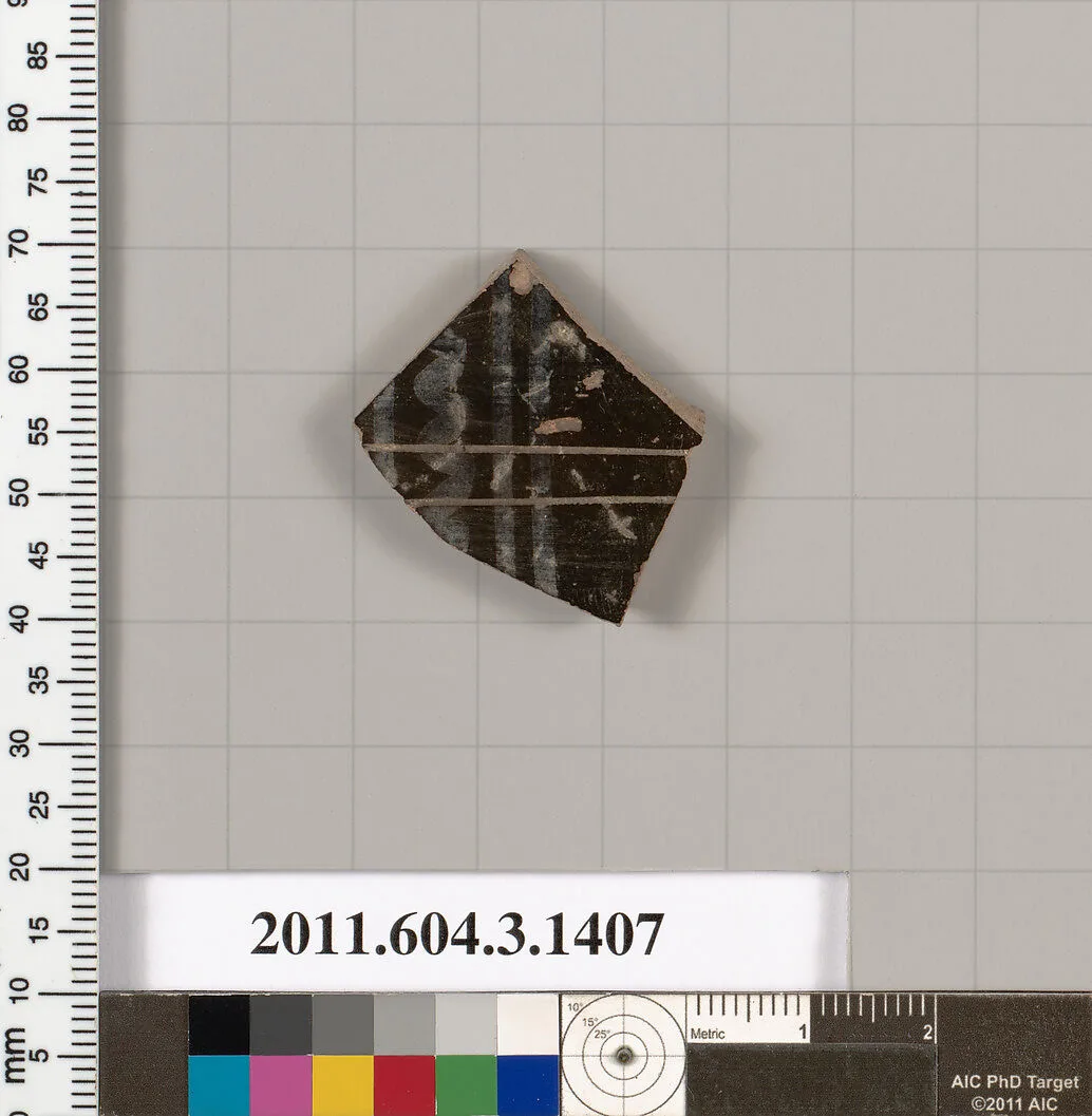 Terracotta fragment of a skyphos (deep drinking cup) — Unknown