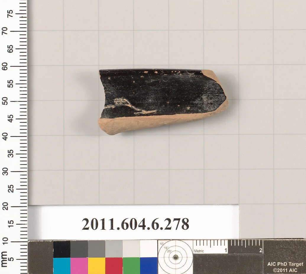 Terracotta rim fragment of an open shape — Unknown