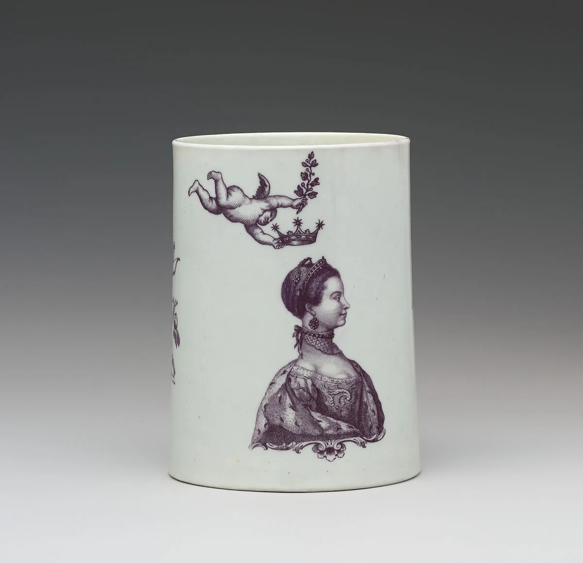 Mug — Worcester factory|Robert Hancock|James McArdell