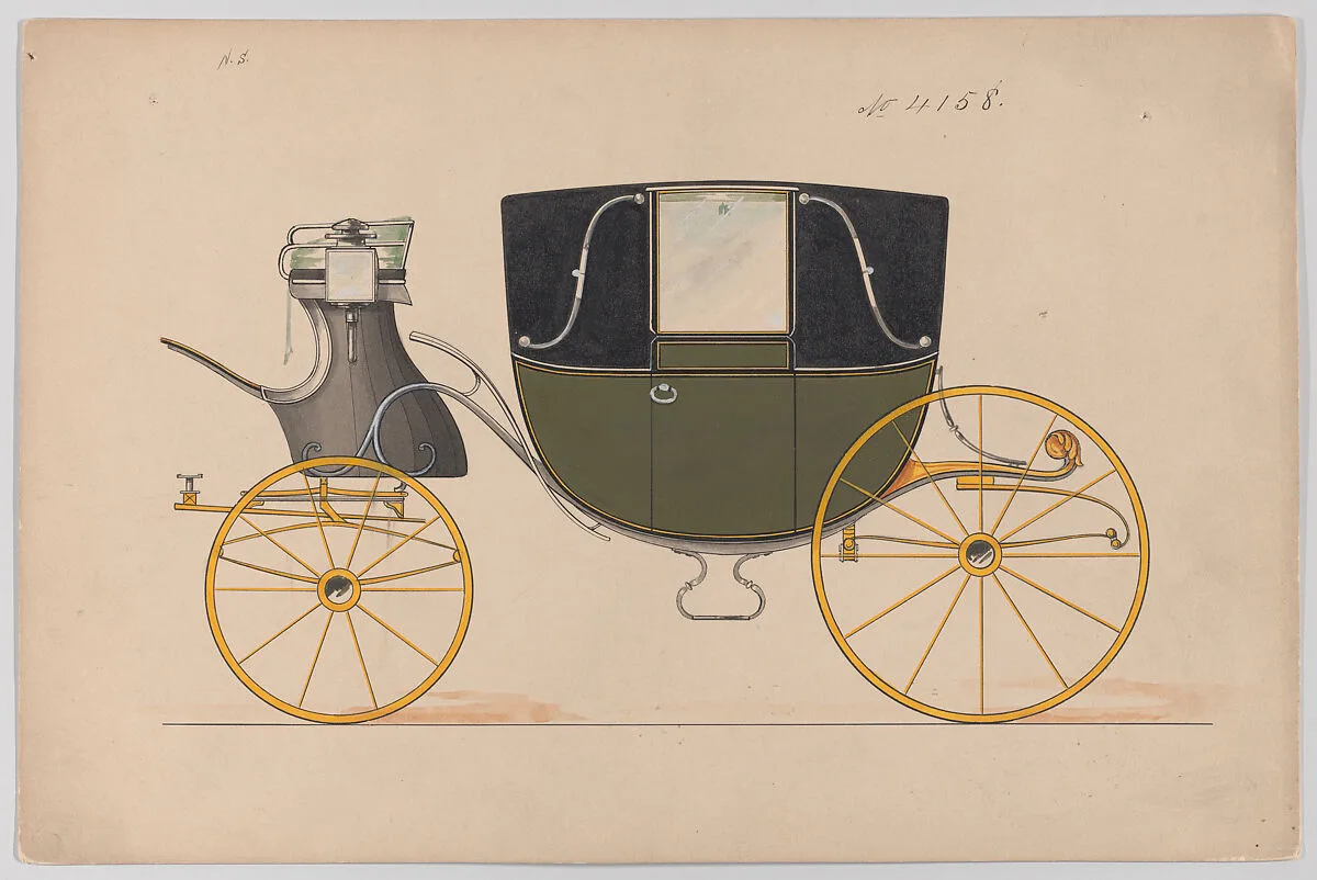 Design for Landau, No. 4158 — Brewster & Co.|Herman Stahmer