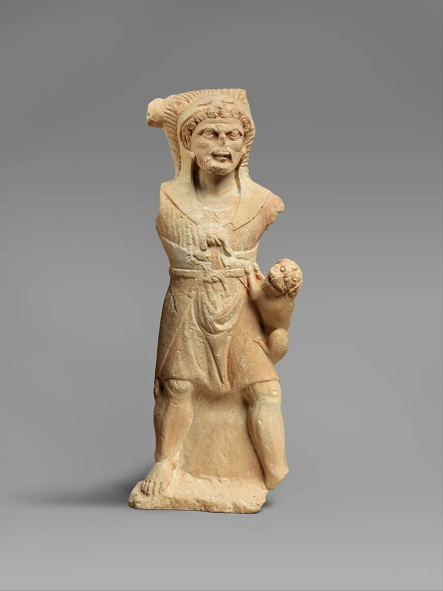 Limestone statue of Herakles — Unknown
