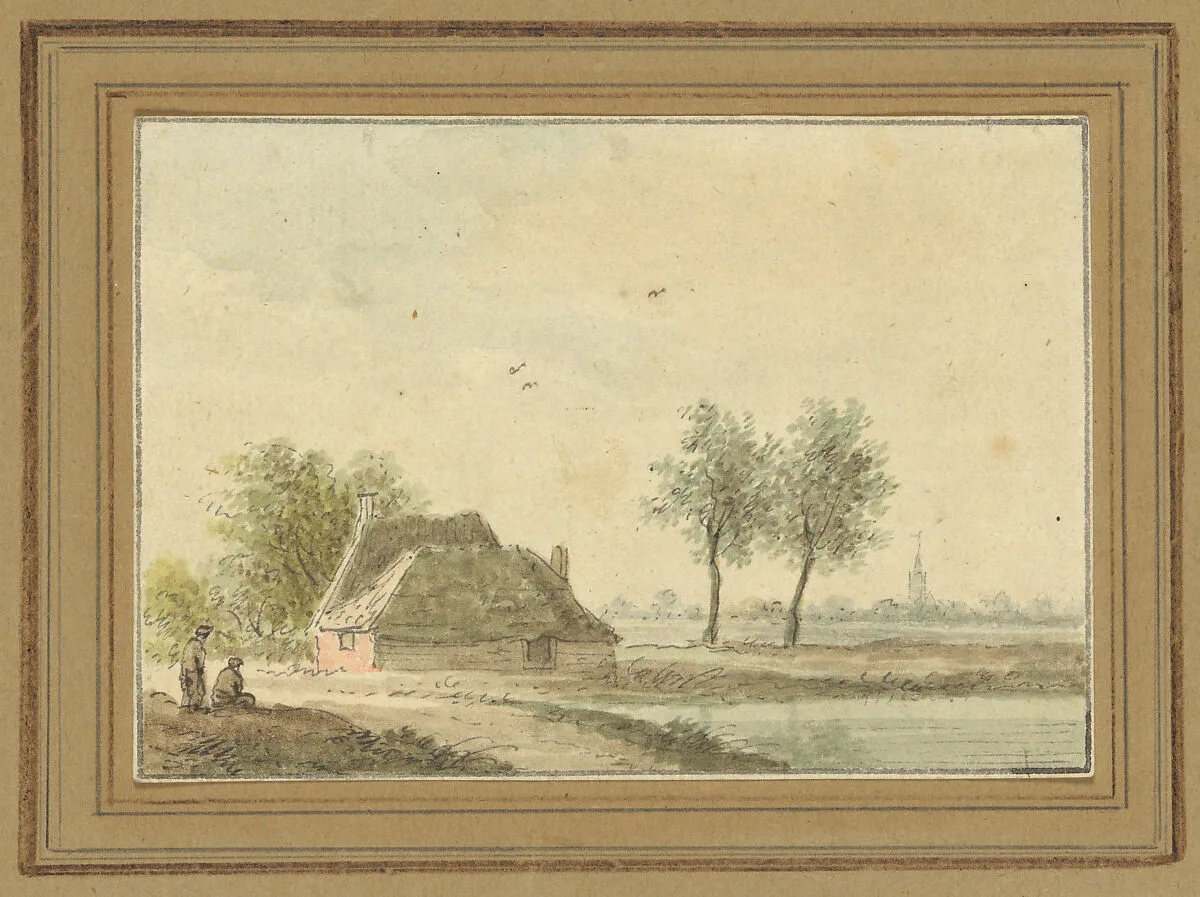 Cottage with a Distant Village — French|Dutch