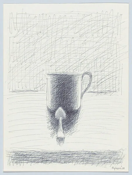Study for Interior w/cup, spoon, & window — Robert Kipniss