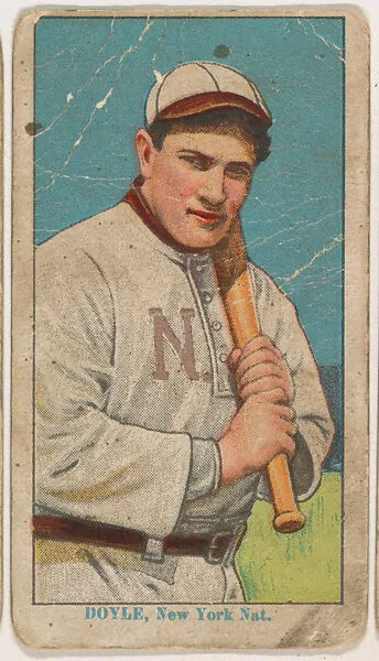 Larry Doyle, New York, from Red Cross Tobacco Baseball Series, 1912-1913 — Red Cross Tobacco