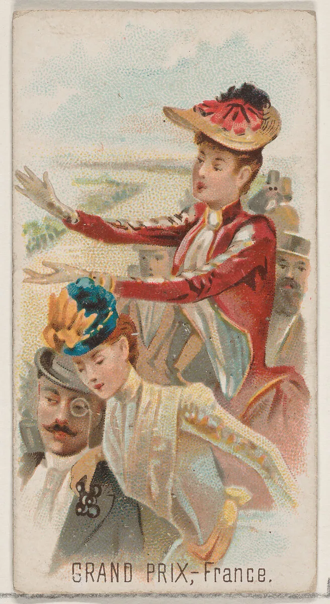 Grand Prix, France, from the Holidays series (N80) for Duke brand cigarettes — W. Duke, Sons & Co.|George S. Harris & Sons